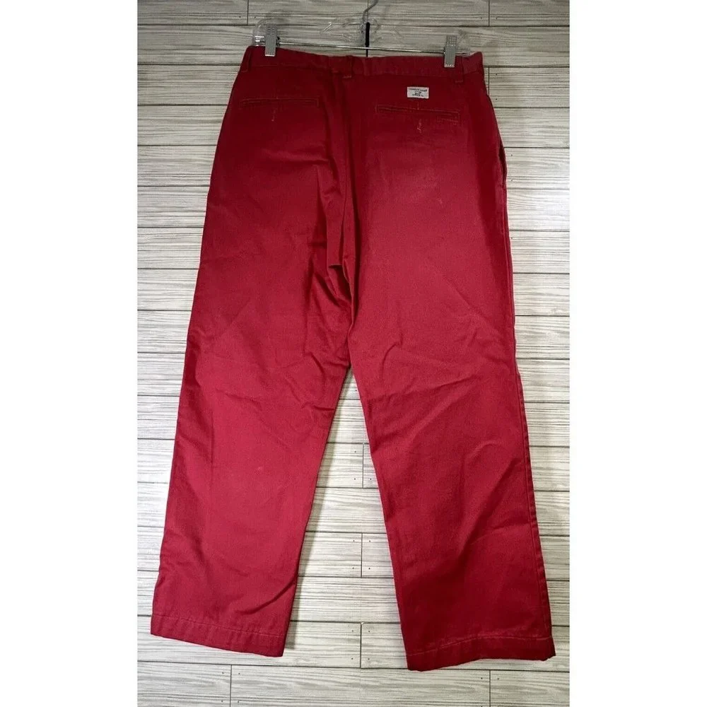 VINEYARD VINES Ian & Shep Pants Men's Pink Chino Khaki Logo 30 X 30 Boating Prep
